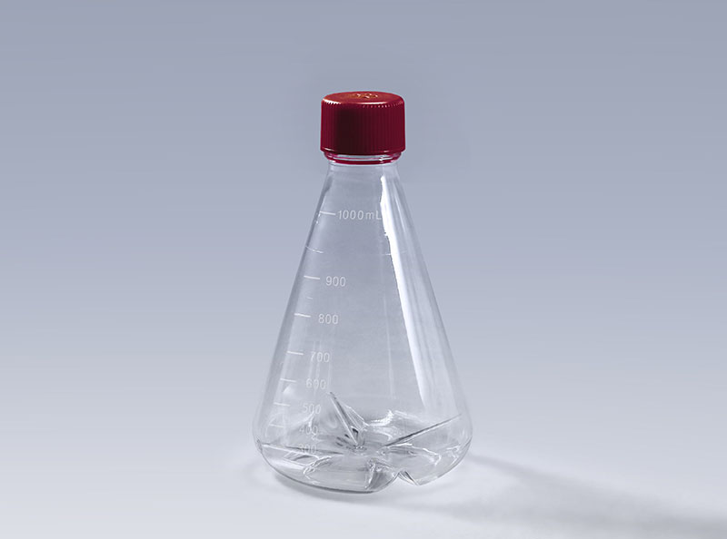 1000ml三角擋板搖瓶_1000ml細胞擋板搖瓶_富道細胞